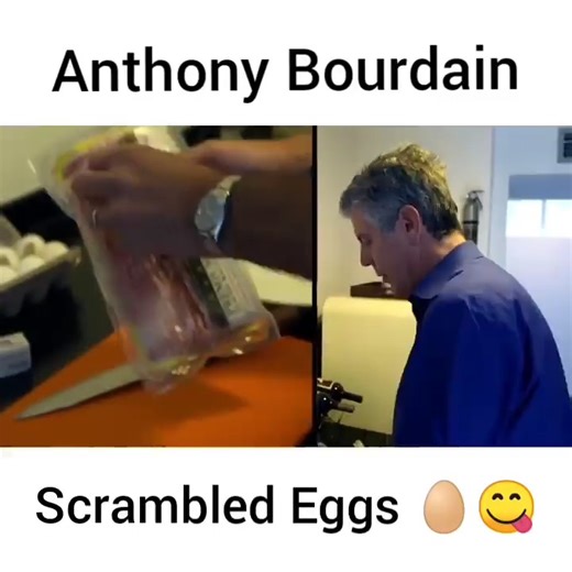 Anthony Bourdain Scrambled Eggs | No Reservations