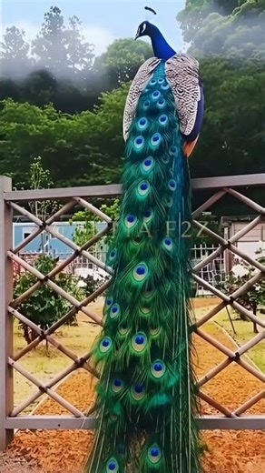 The Most Beautiful Peacock in the World #shorts #videoviral #animals