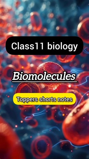 “Biomolecules One Shot ⚡ Class 11 Biology | NCERT Short Notes” #class11 #biology #notes #viral