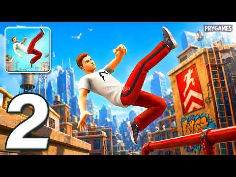 Flip Runner - Gameplay Walkthrough Part 2 - Backflip Runner Master (Android, iOS)