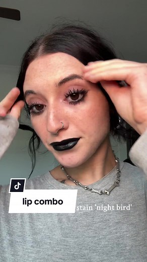 Perfect Black Lip Combo Tutorial with NYX and Sephora
