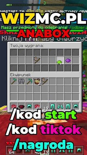 WIZMC.pl #minecraft #centrumpvp #mc #mctutorial #minecraftserver #tutorial #gaming#shorts#zasiegi
