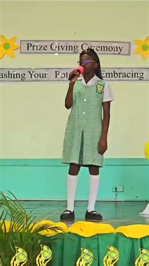 She was 1st concerned whether this new found gift would interfere with her Track & Field - but we advised her to explore all her gifts while still young - take it in strides & have fun. Thanks to Mr. Brown who walked in her class & said "Who can sing? Raise your hand". Then we discovered we also have a Vocalist in Jahzara Frith. | Omar C. Frith