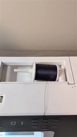 how to thread the upper thread path, for my beginner frands! always consult your machine manual first, some will have different quirks but this is the general path for the 4 different machine brands in my sewing room #sewing #sewingtips #sewingmachine #beginnersewing