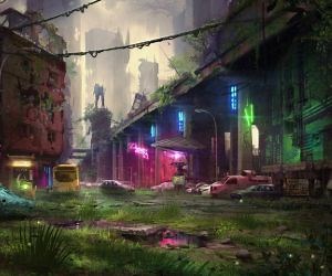 Apocalyptic Ruin Live Wallpaper