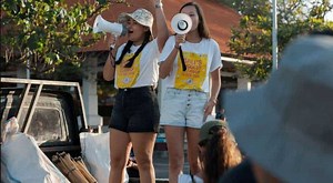 Two sisters from Bali come up with 'bye bye plastic bags' campaign