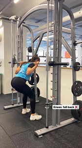 Using the Smith Machine? Make sure to position yourself properly to reduce your risk of injury and you're engaging all the right muscles. Here's some simple advice from @coachedbyhajni | The Gym Group