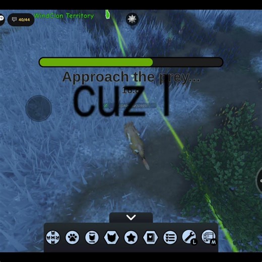 (There was three rabbits near me while I was hunting in wcue!)