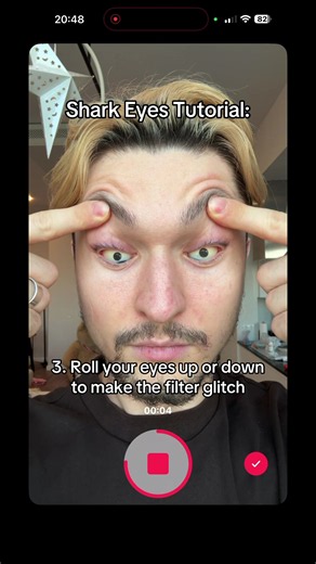 Shark Eyes Tutorial: How to Use the Eye Widening Filter