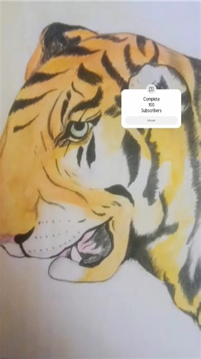Realistic Tiger Sketch 🐯 #shorts #art #trend #trending #drawing #viral #tiger #foryou #new #song