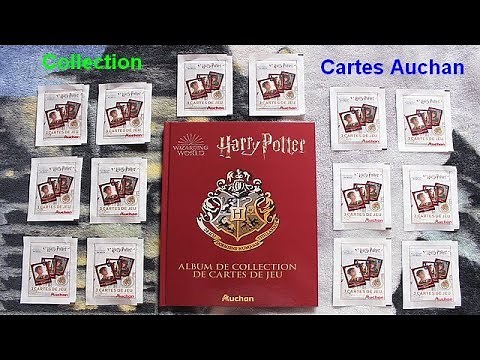 Ouverture De 20 Pochettes Cartes Harry Potter Collection Auchan