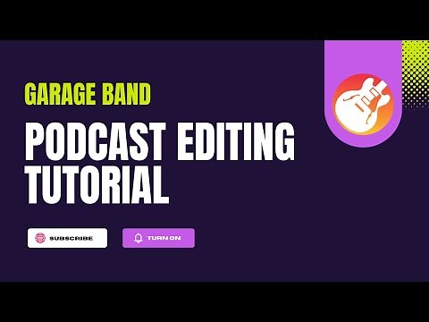 Podcast Editing Tutorial with Garage Band #podcast #editing