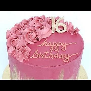20 beautiful 16th birthday cake ideas /sweet 16 birthday cake ideas