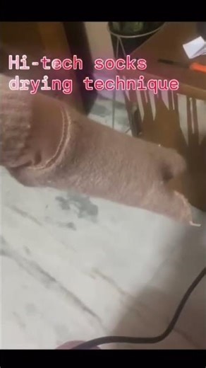 Socks Drying technique