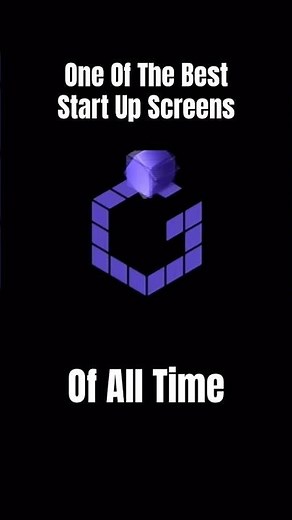 Nintendo GameCube Iconic Start Up Screen. One of the coolest and most memorable ever! #gamecube
