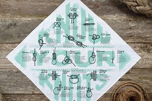 $13 Know Your Knots Bandana Teaches You How to Tie 16 Knots