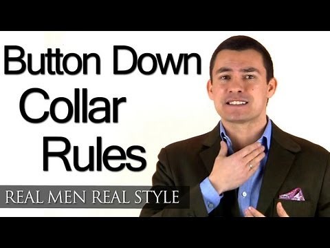Mens Button Down Collar Rules - Button-Down Dress Shirt Collars & When To Wear - Style Tips