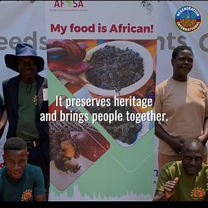 The village of Ndlovu in #Hwange, #Zimbabwe, celebrates #harvests...