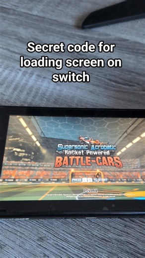 Secret loading screen code for Nintendo #rl #rocketleague