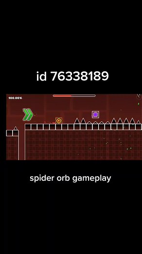 Игровой процесс Geometry Dash: Паук и Орб