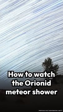 How to watch the Orionid meteor shower this month