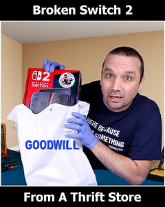 545K views · 8.4K reactions | So this one didn't go as planned. I was excited to find a "broken" Switch 2 at a second-hand store but it wasn't what I expected. Luckily I had another broken Switch 2 that I bought off eBay that had a bit more wrong with it: a broken thumb stick and a non-functional SD card reader. | TronicsFix | Facebook