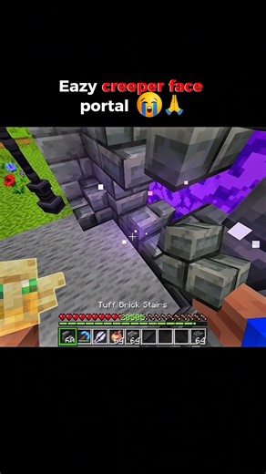 How to make creeper face...