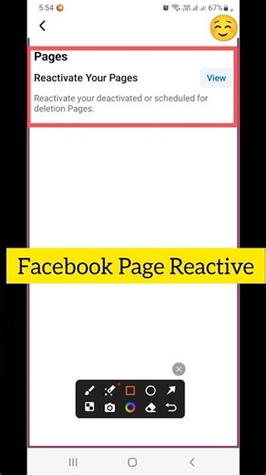 How To Reactivate Facebook Page