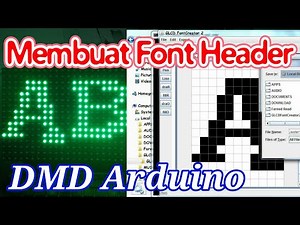 Fareed Read's Blog: Kumpulan Font Header Library DMD Arduino