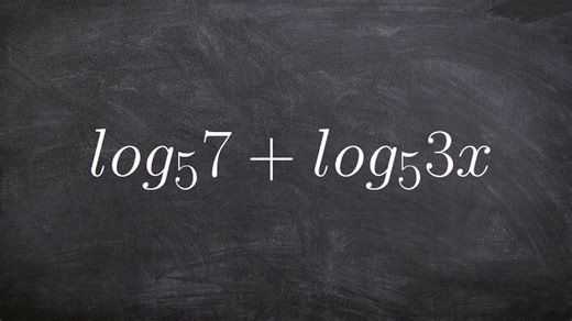 Learn basics for learning to CONDENSING a logarithmic expression