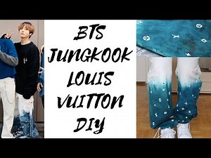 BTS Jungkook DIY LOUIS VUITTON Pants