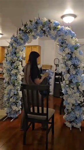diy flower arch start to finish