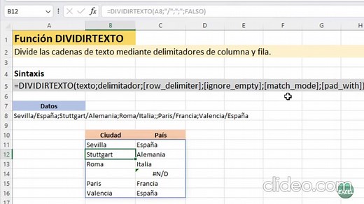 ¿Quieres dividir un texto entre columnas o hacia abajo por filas y no sabes como hacerlo?😩 ¡En este corto video aprende como utilizar la Función DividirTexto en Excel!👇 ¡COMPARTE PARA QUE TODOS APRENDAMOS Y SIGUENOS PARA MAS CONTENIDO!🙌 #excelperu #excelcolombia #excelespaña #ExcelLatinoamerica #excelcostarica #excelchile #excelmexico #MicrosoftOffice #microsoftexcel #AprendeExcel #ExcelLaboral #exceladministrativo #ExcelContable #exceladministradores | Aprende Excel desde Cero