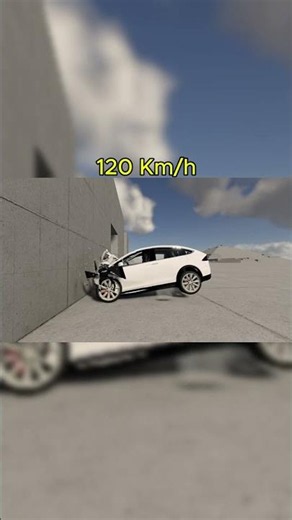 BeamNG.drive - Crash Test - Tesla Model X