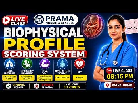 Biophysical Profile (BPP) Scoring System Explained | NST + AFI + Fetal Assessment | Nursing Officer