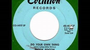 DO YOUR OWN THING Lyrics - BROOK BENTON | eLyrics.net