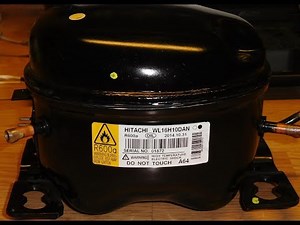 Инверторный Компрессор Холодильника HITACHI WL16H10DAN Разбор