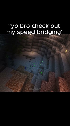 Bro can never speed bridge 💔😭 #minecraft #minecraftspeedbridge #shorts #gamingwithbro #duo