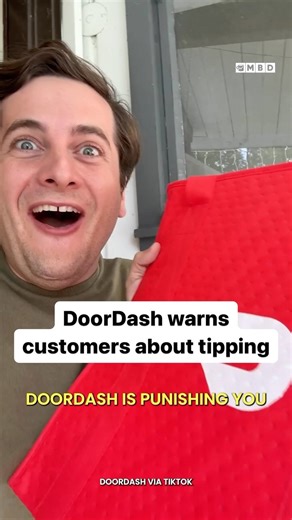 107K views · 39 reactions | Tip your drivers folks #doordash #food #delivery #deliveryfood #businessnews | Morning Brew | Facebook