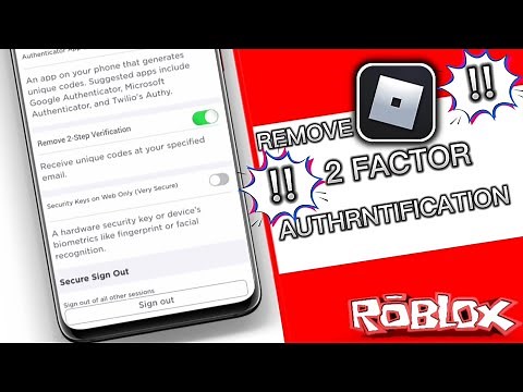 Disable/Turn off Roblox 2 step verification in Gmail | Remove Roblox Two Factor Authentication