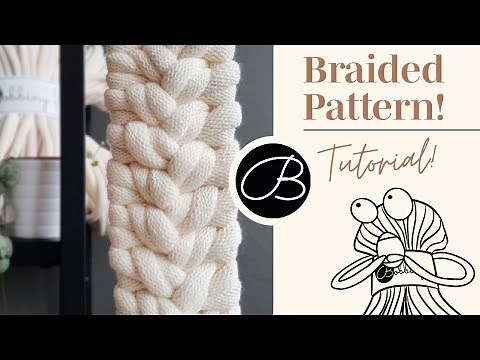 Braided Pattern - Macrame Tutorial | Perfect For Beginners! | Bobbiny