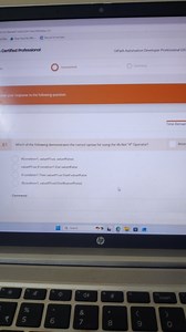 Which of the following demonstrates the correct syntax for usin... | Filo