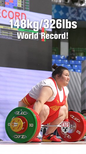12K views · 330 reactions | Li Wenwen 148kg / 326lbs World Record! She is the 2020 and 2024 Olympic gold medalist. #weightlifting #paris2024 #olympics #slowmotion | All Things Gym | Facebook