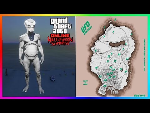 NEW Halloween Event, UNLOCK ALIEN OUTFIT, All UFO Locations, GTA 5 DLC 2025 (GTA Online Update)
