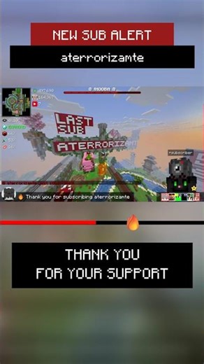 🎟️ NEW SUB: aterrorizamte