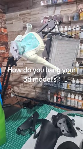 Prepping my latest 3D prints for painting 👻 Currently working on Lady Dimitrescu and her daughters from Resident Evil Village. Watch the process as I hang and prepare these horror models for a detailed paint job. Follow Mr Os 3D for more 3D printing, horror figures, and behind-the-scenes painting content. #3DPrinting #ResidentEvilVillage #LadyDimitrescu #HorrorArt #ModelPainting