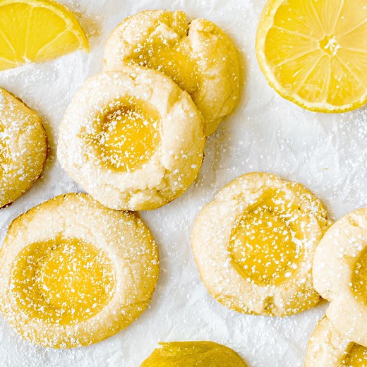 Lemon Curd Cookies Recipe - Lemon Bar Cookies - Chenée Today