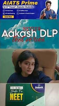 Review on aakash DLP AIATS prime test series | NEET 2026 | #neet2026 #reviewvideo #testseriesreview