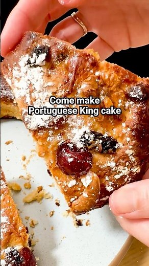 Portuguese kings cake - bolo rei!