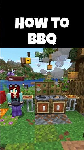 How to Build a Cozy Minecraft BBQ & Picnic Area #minecraft